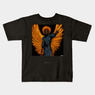 Black Angel Male Kids T-Shirt